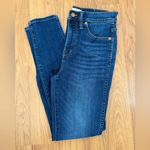 Madewell Dark Blue Skinny Jeans